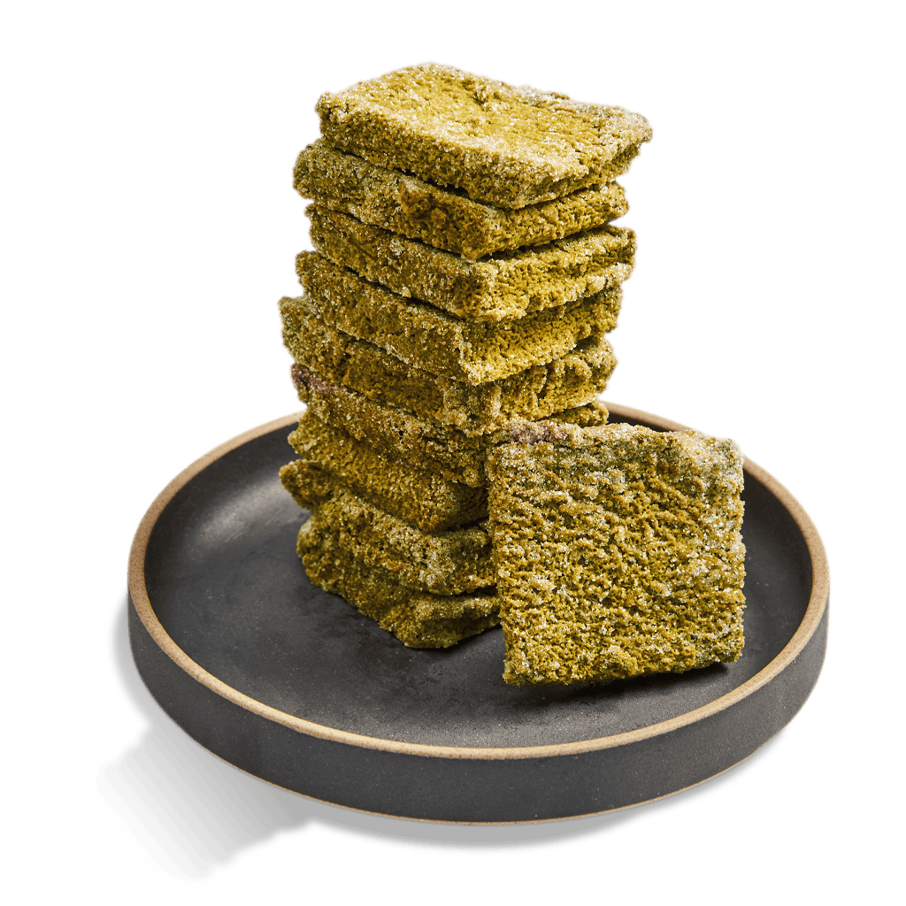 Biscuit Matcha base cheesecake japonais